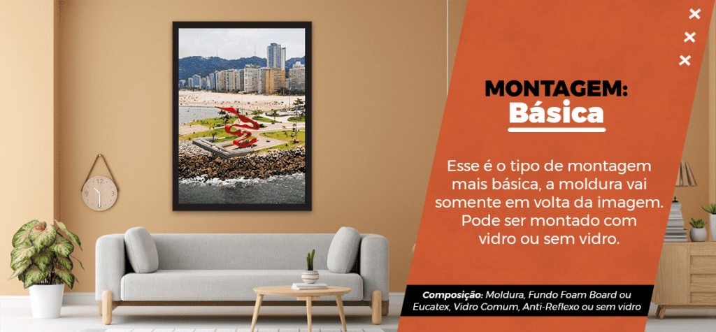Tipo de montagem de quadro 1
